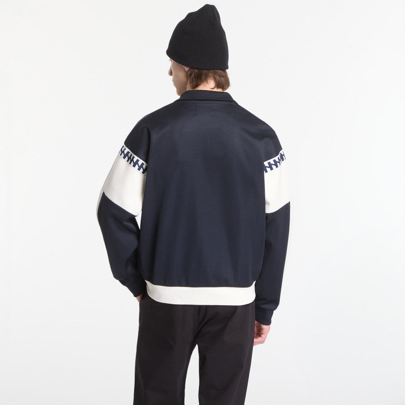 Fred Perry Meyba Cut And Sew Track Jacket Black