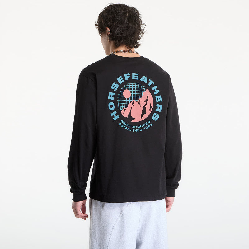 Horsefeathers Altitude Ls T-Shirt Black