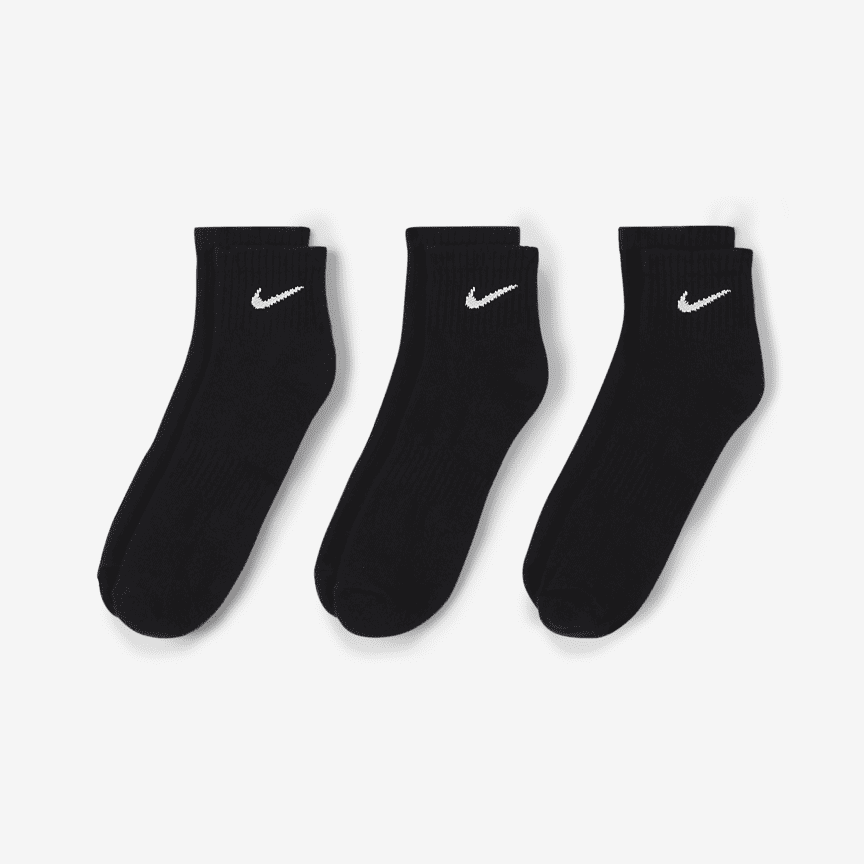 Nike Everyday Cushioned Training Ankle kojinės (3 poros)