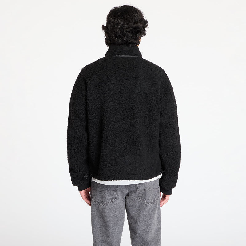 Urban Classics Short Raglan Sherpa Jacket Black