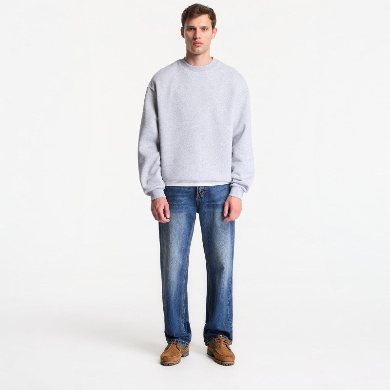 Urban Classics Fluffy Crewneck Heather Grey