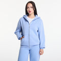 Urban Classics Fluffy Zip Hoody Powder Blue
