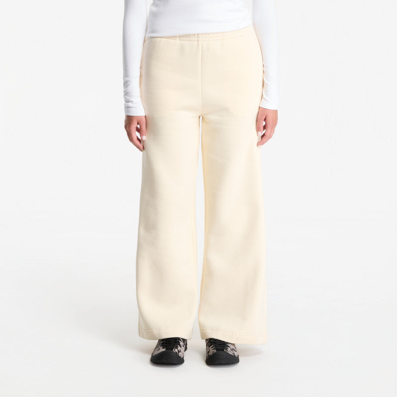 Urban Classics Ladies Fluffy Wideleg Trackpants White Sand