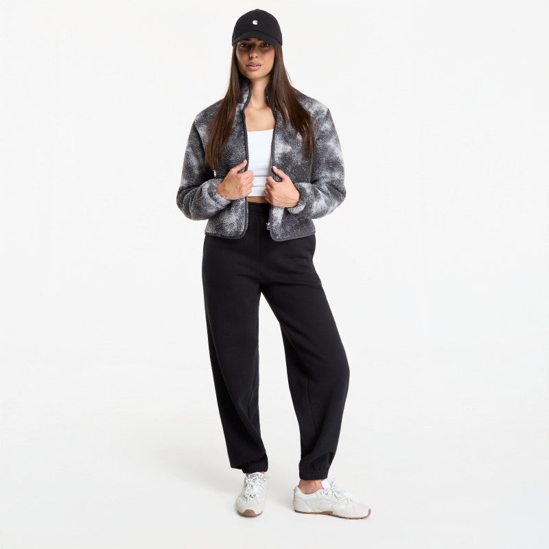Urban Classics Ladies Cropped Polyamide Top White