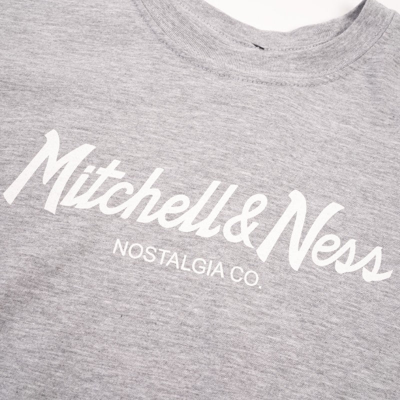 Mitchell & Ness Pinscript Tee Grey