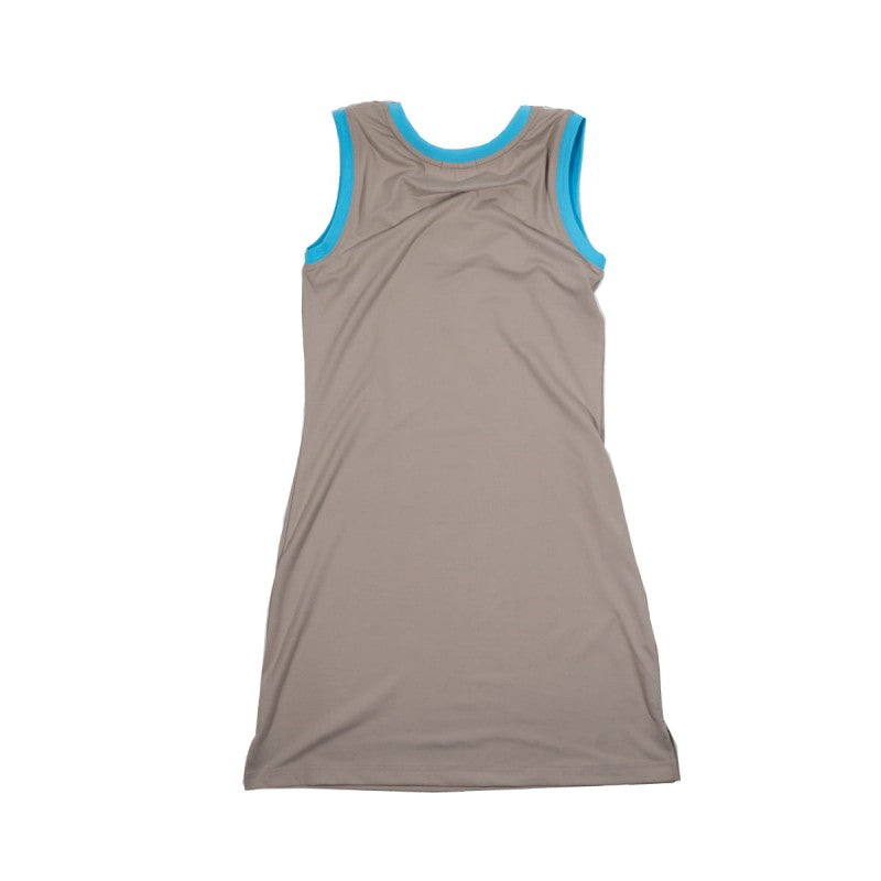 Mitchell & Ness Branded Womens Dress Light Beige