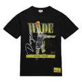 Mitchell & Ness NBA HW Neon Pop Player SS Tee Vintage Logo Miami Heat Dwyane Wade