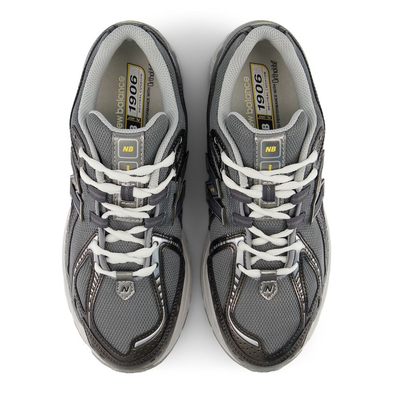 New Balance 1906 Slate Grey/ Black Metallic/ White Peach