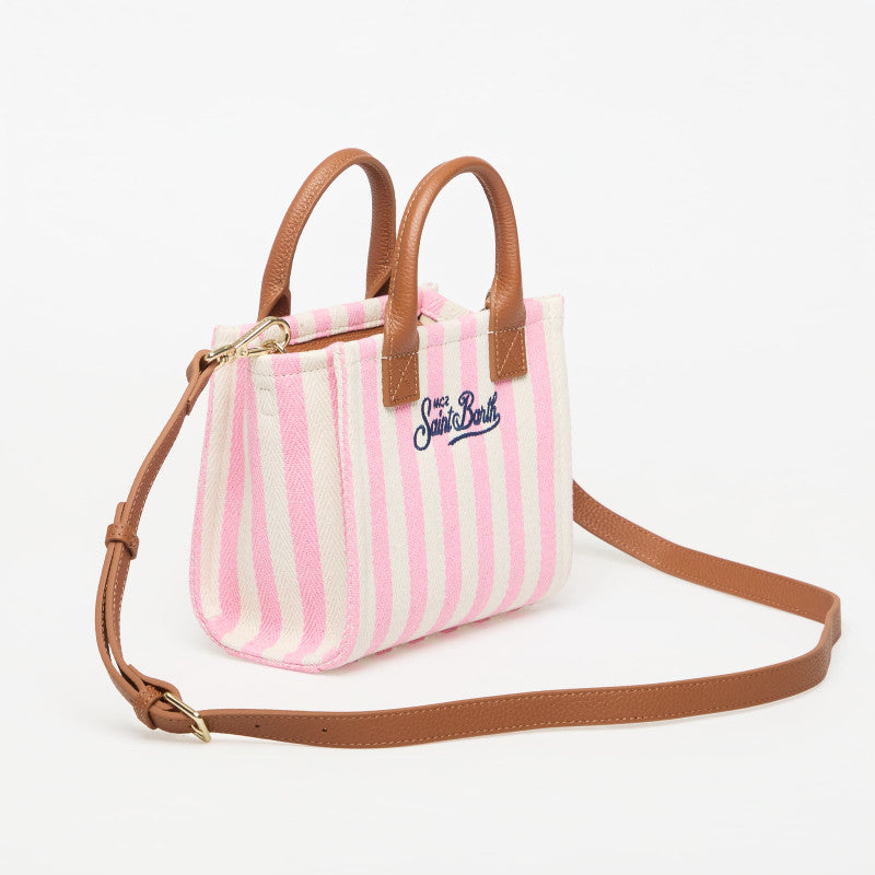 MC2 Saint Barth Vanity Bag Mini Bag HB Stripes Leather