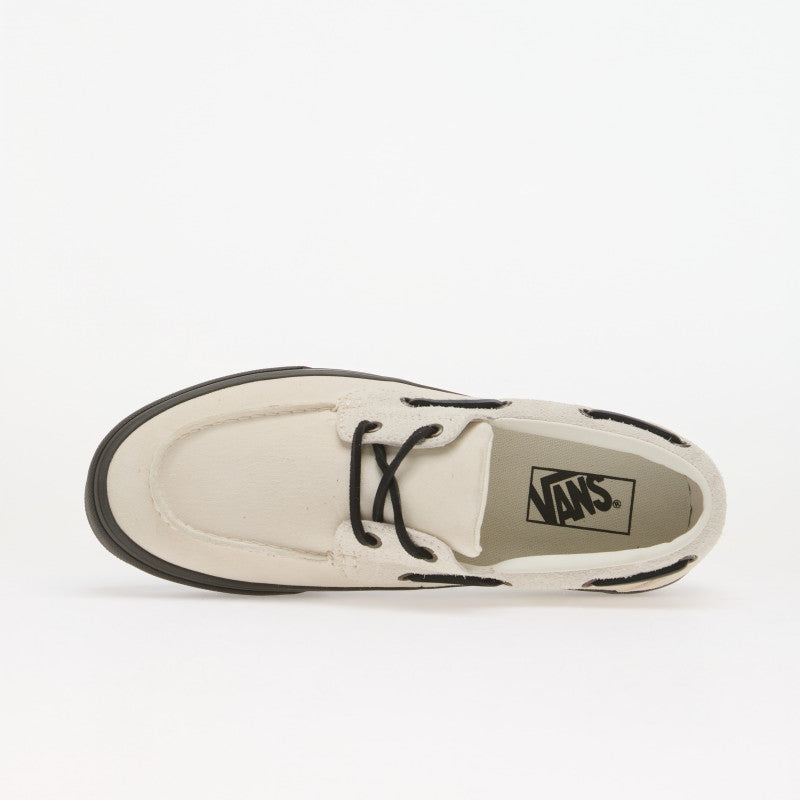 Vans 2-Eyelet Boat Shoe Hairy Suede White
