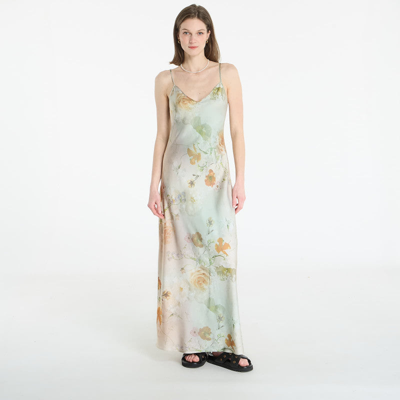 Sukienka AllSaints Bryony Dress Haze Blush Pink