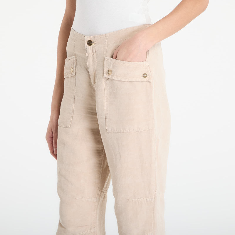 AllSaints Val Tencel Trouser Taupe Brown
