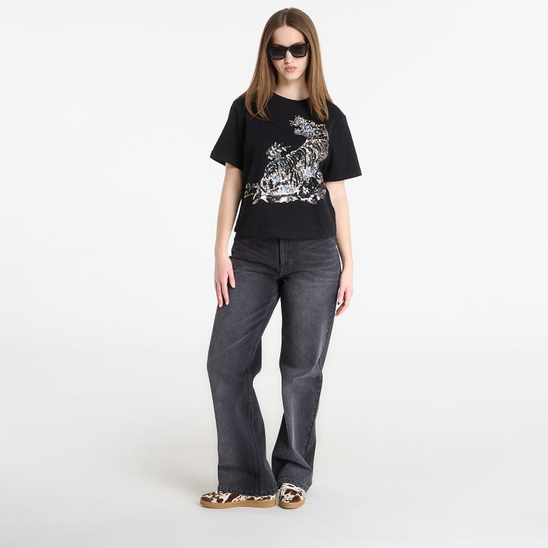 AllSaints Pounce Lisa Tee Black