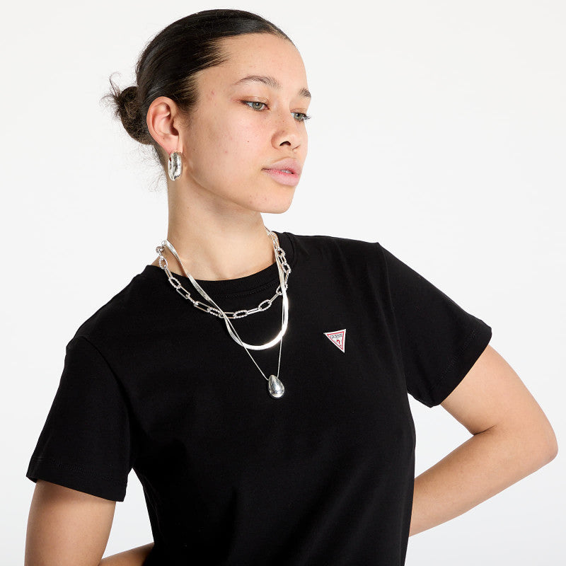 Guess JEANS Classic Mini Triangle Tee Jet Black A996