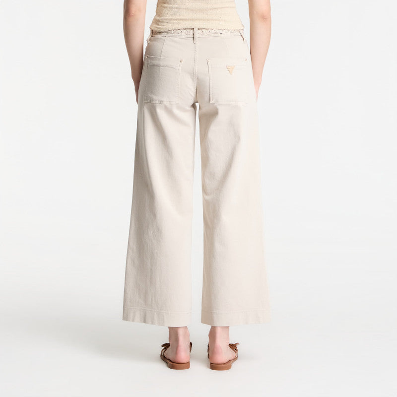 Jeansy GUESS Zoya Crop Leg Braided Jeans Lovers Beach