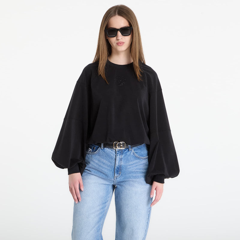 Guess Jeans Cn Mini 4G Logo Sweatshirt Jet Black