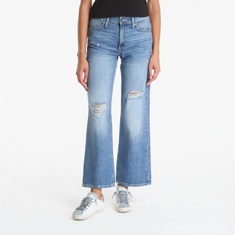Jeansy GUESS Mid Rise Slouchy Fit Brown
