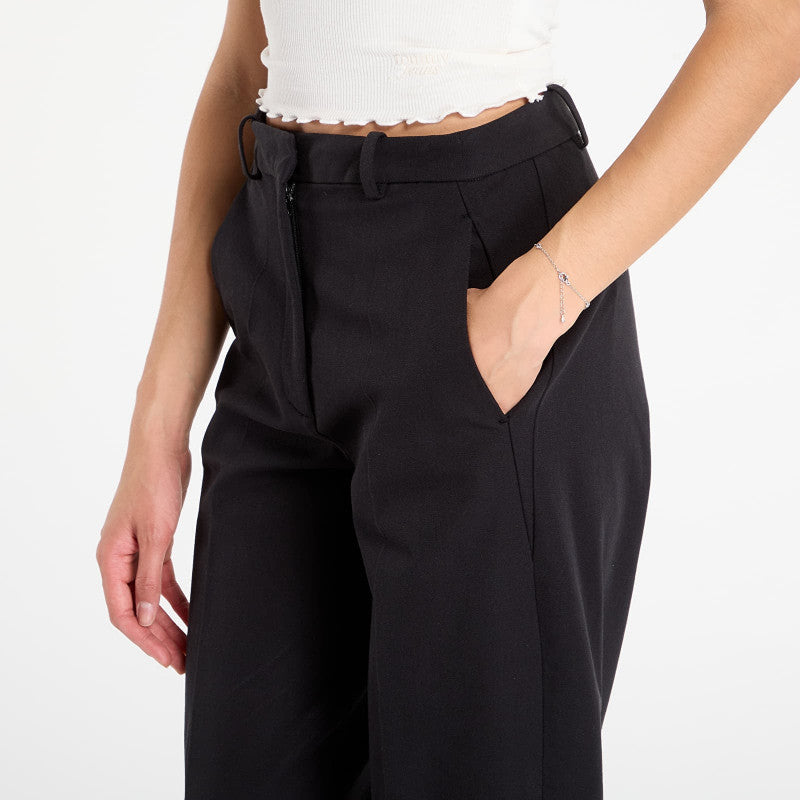 Tommy Hilfiger Barrel Leg Gabardine Trousers Black