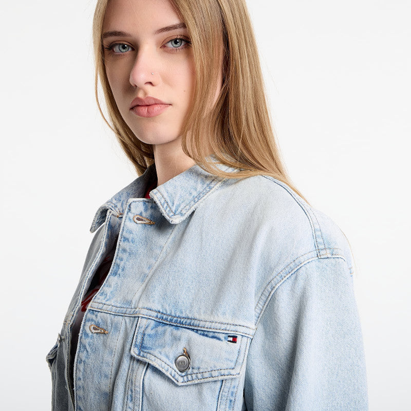 Tommy Hilfiger Denim Eve Short Trucker Jacket Ls Kyle