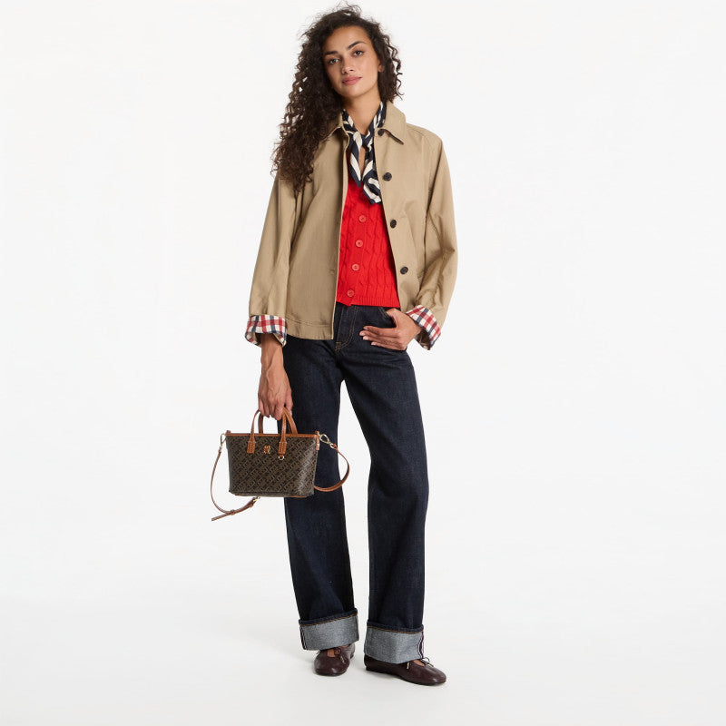 Tommy Hilfiger Cotton Short Jacket Camel