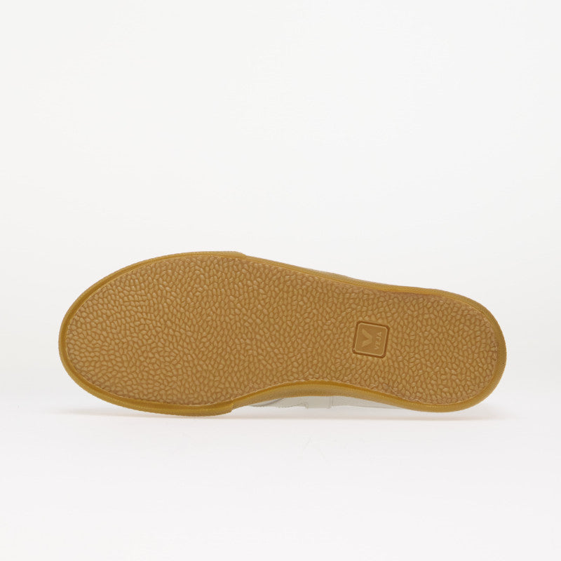Veja Volley Sig Grained Oil Leather Pearl