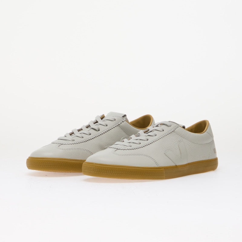 Veja Volley Sig Grained Oil Leather Pearl
