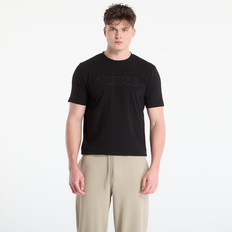 GUESS Ss Alphy T-Shirt Jet Black