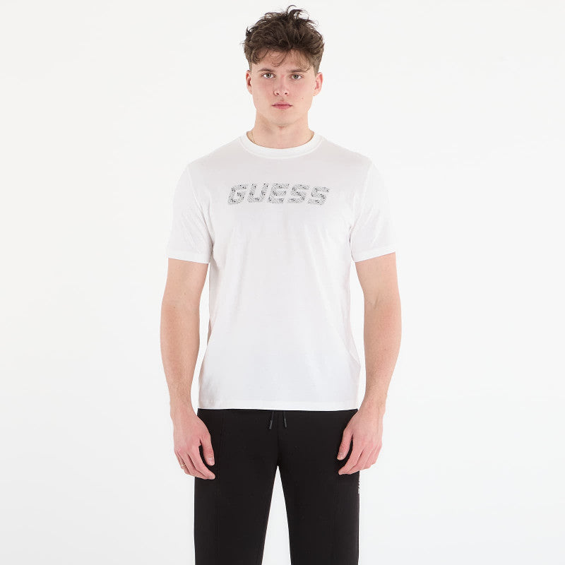 GUESS Maska Cn Ss T-Shirt Salt White
