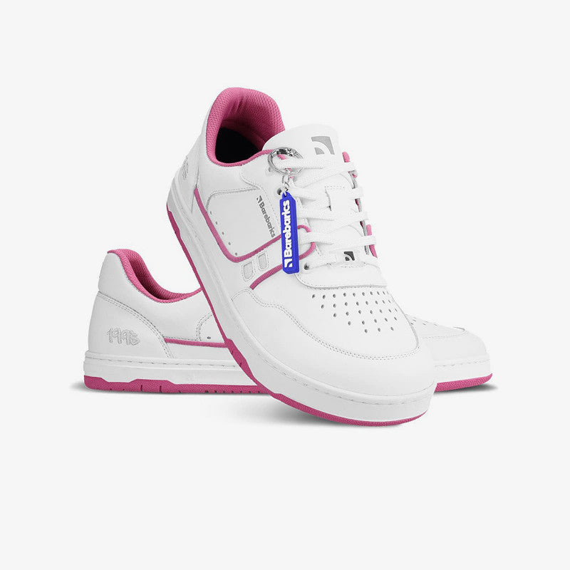 Barebarics Arise White & Raspberry Pink